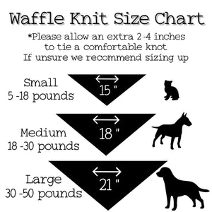 Black Waffle Knit