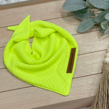 Load image into Gallery viewer, Neon Yellow Waffle Knit
