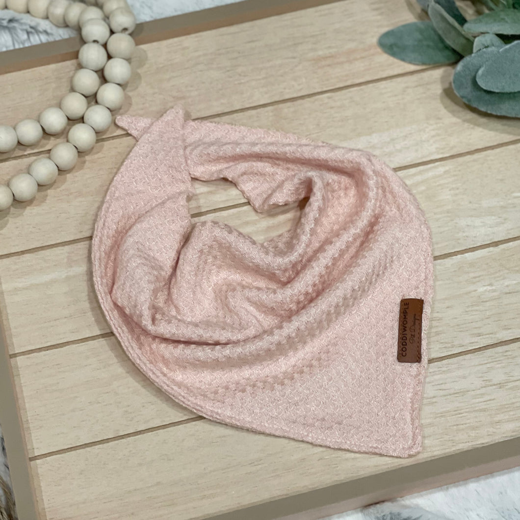 Light Pink Waffle Knit